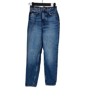 Vintage Zara Size 0 High-Waisted Blue Denim Jeans